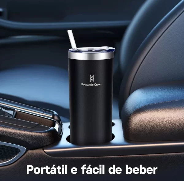 Garrafa Térmica 600ml em Aço Inox Antivazamento para Café/Chá/Bebidas - Image 6