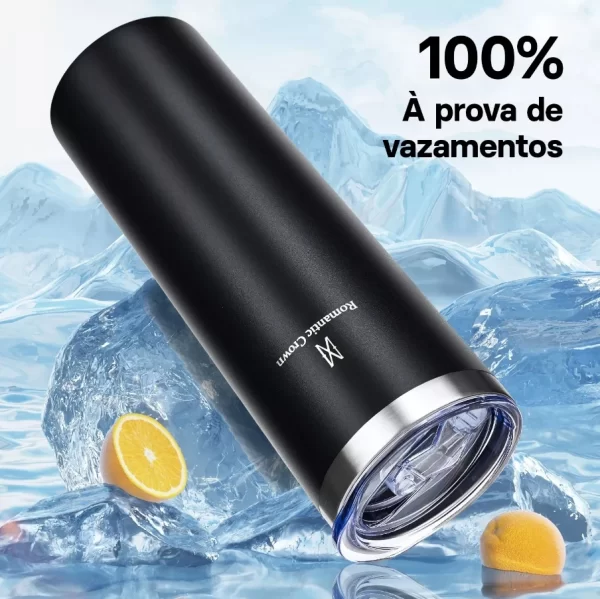 Garrafa Térmica 600ml em Aço Inox Antivazamento para Café/Chá/Bebidas - Image 5