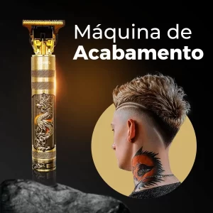 Máquina Recarregável de Corte para Barba e Cabelo Profissioal