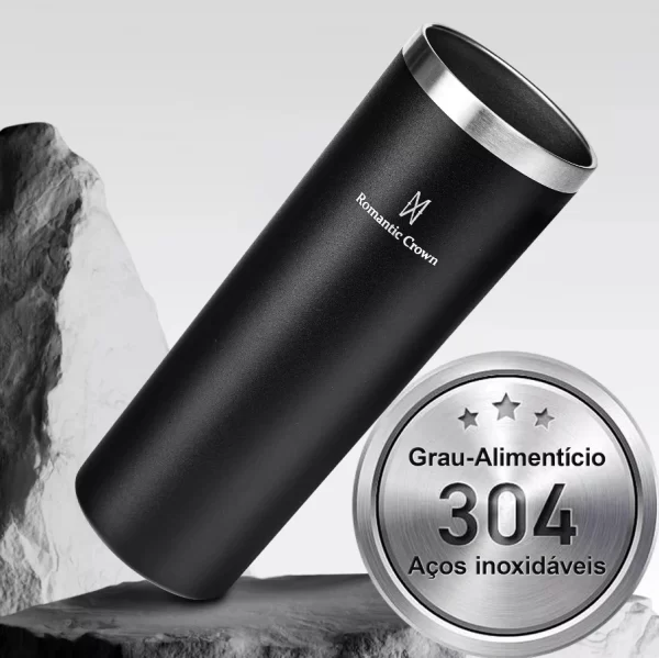 Garrafa Térmica 600ml em Aço Inox Antivazamento para Café/Chá/Bebidas - Image 3
