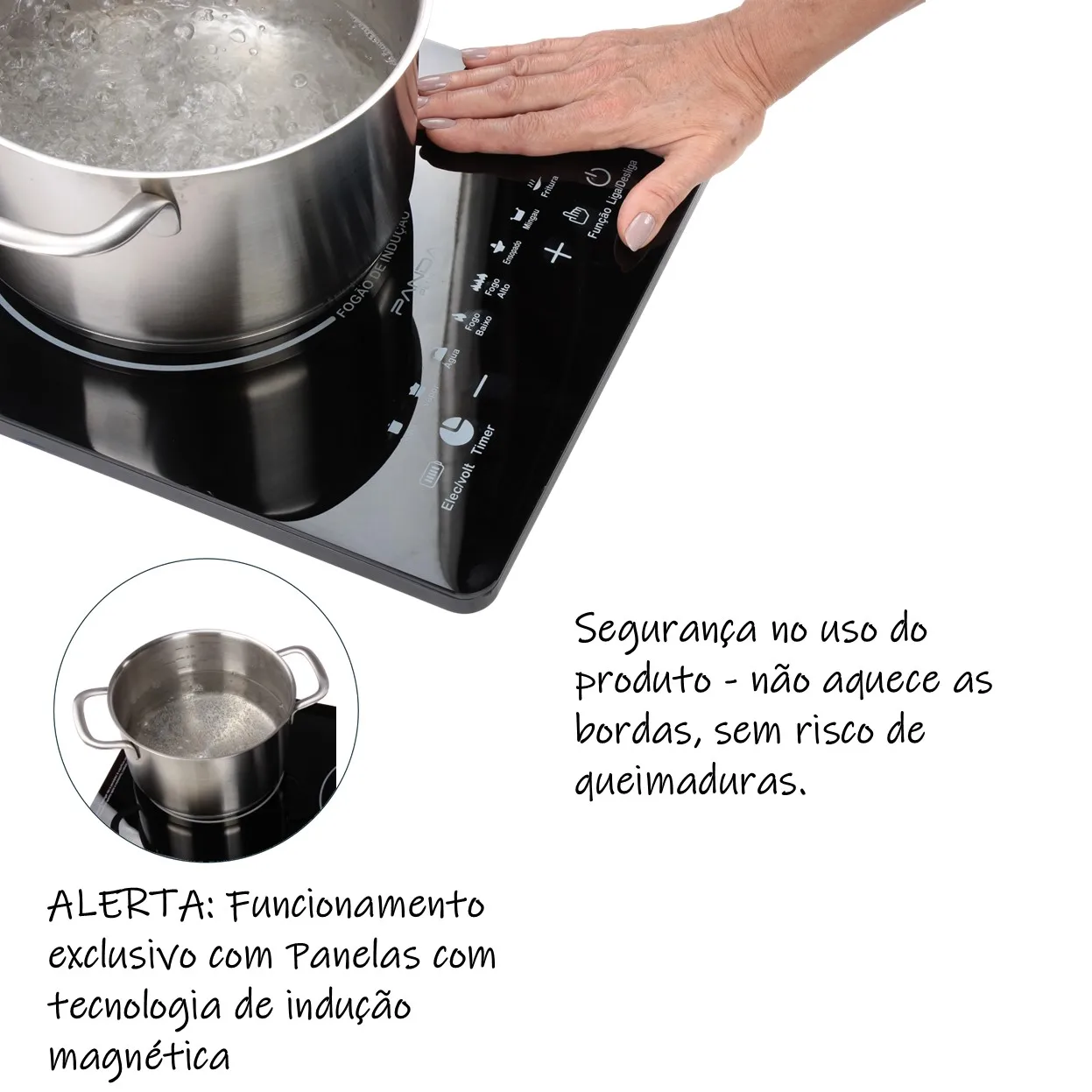 Cooktop de Indução PandaPlus 1 Boca - Imagem 6