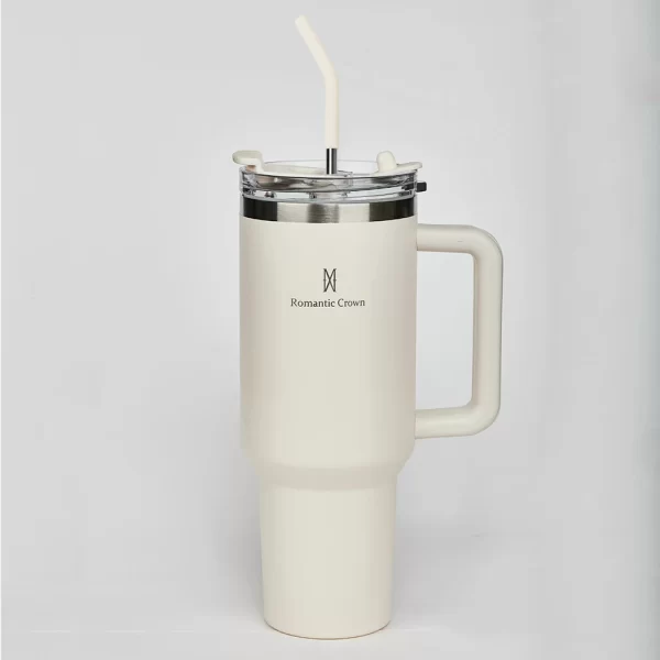 Romantic Crown – Garrafa Térmica 1,2L com Alça, Tampa, Canudo de Inox e Escova - Image 8