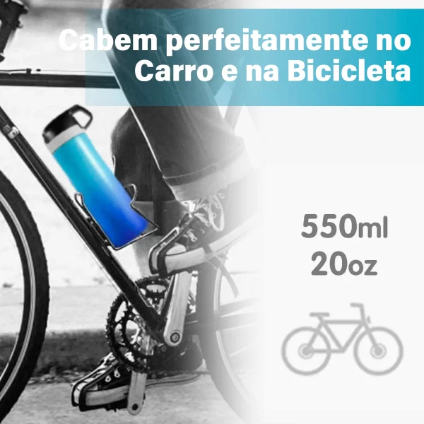 Garrafa Térmica Aço Inox  a Vácuo 550ml - Image 4