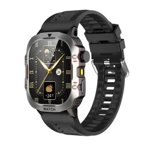 Smartwatch Masculino Esportivo com Luz de Emergência