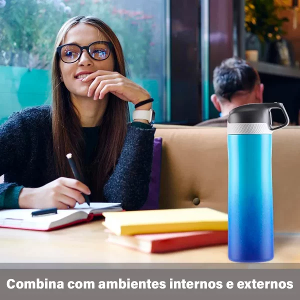 Garrafa Térmica Aço Inox  a Vácuo 550ml - Image 11