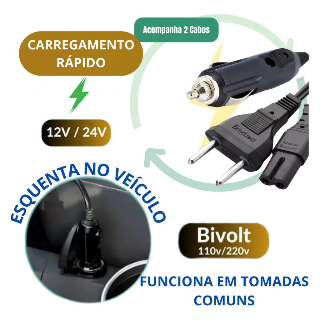 Marmita Elétrica Térmica Bivolt Startools com Colher - Imagem 5